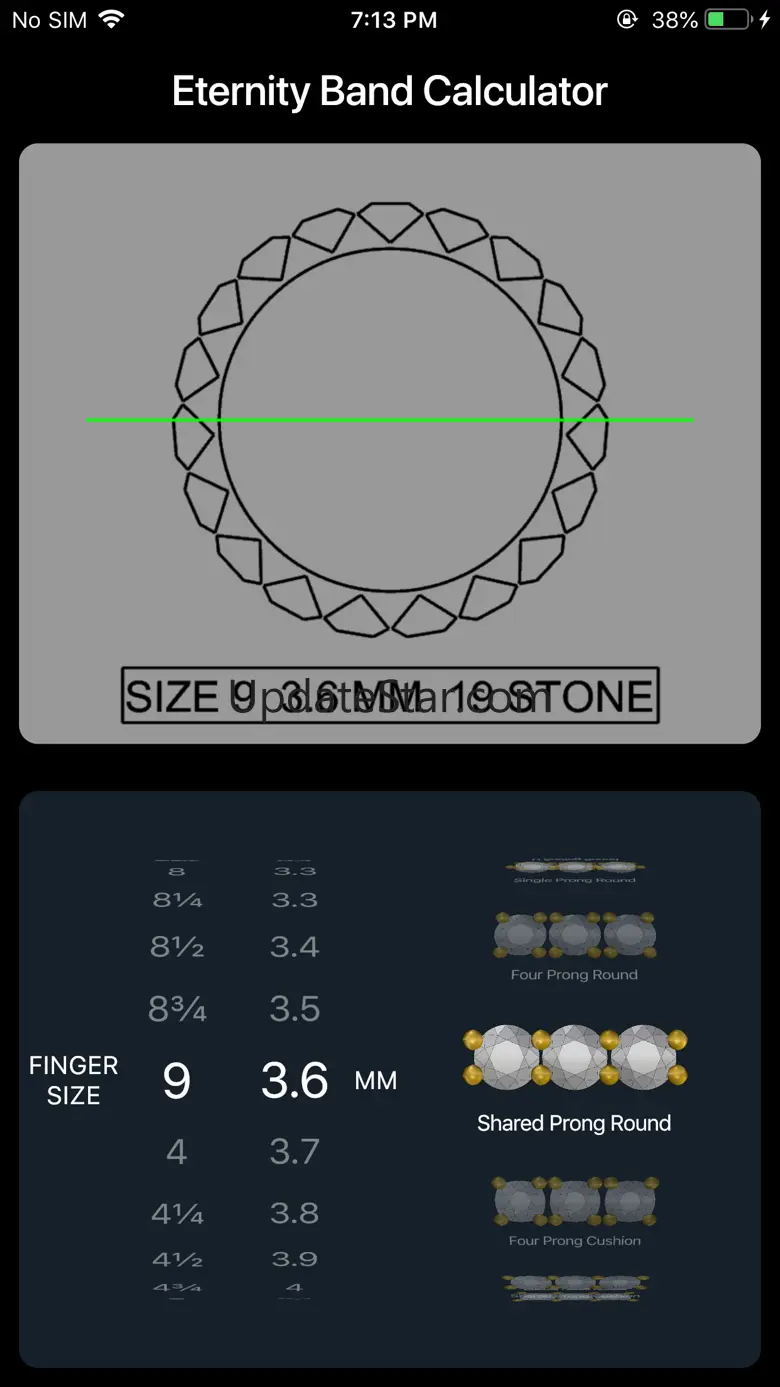 Eternity Band Calculator 1.01