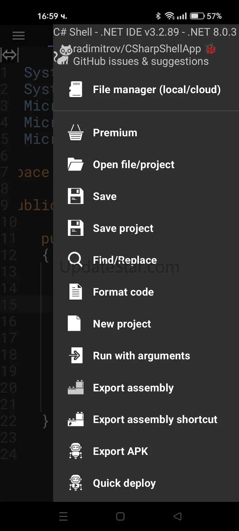 C# Shell .NET IDE 3.4.14