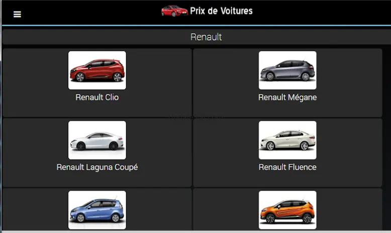 Prix des voitures neuves Maroc 3.0.0
