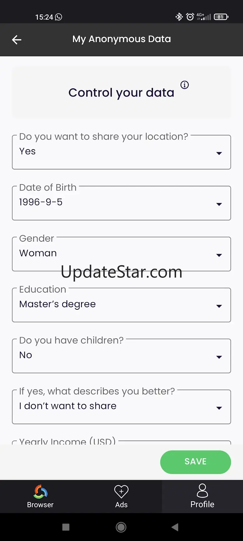 abaqoo: Get paid for your data 11.0.0