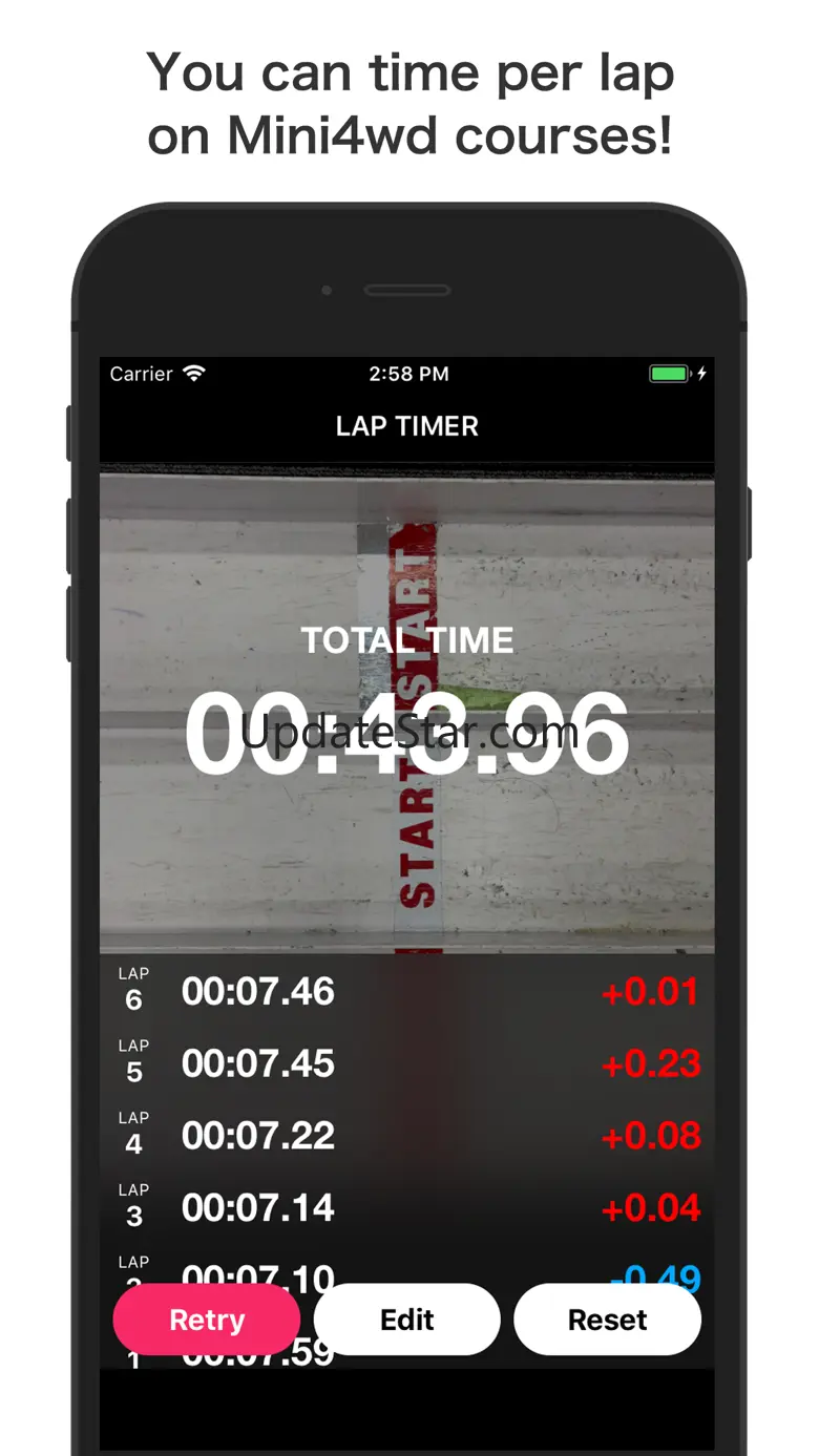 Mini4 Lap Timer 1.1.0