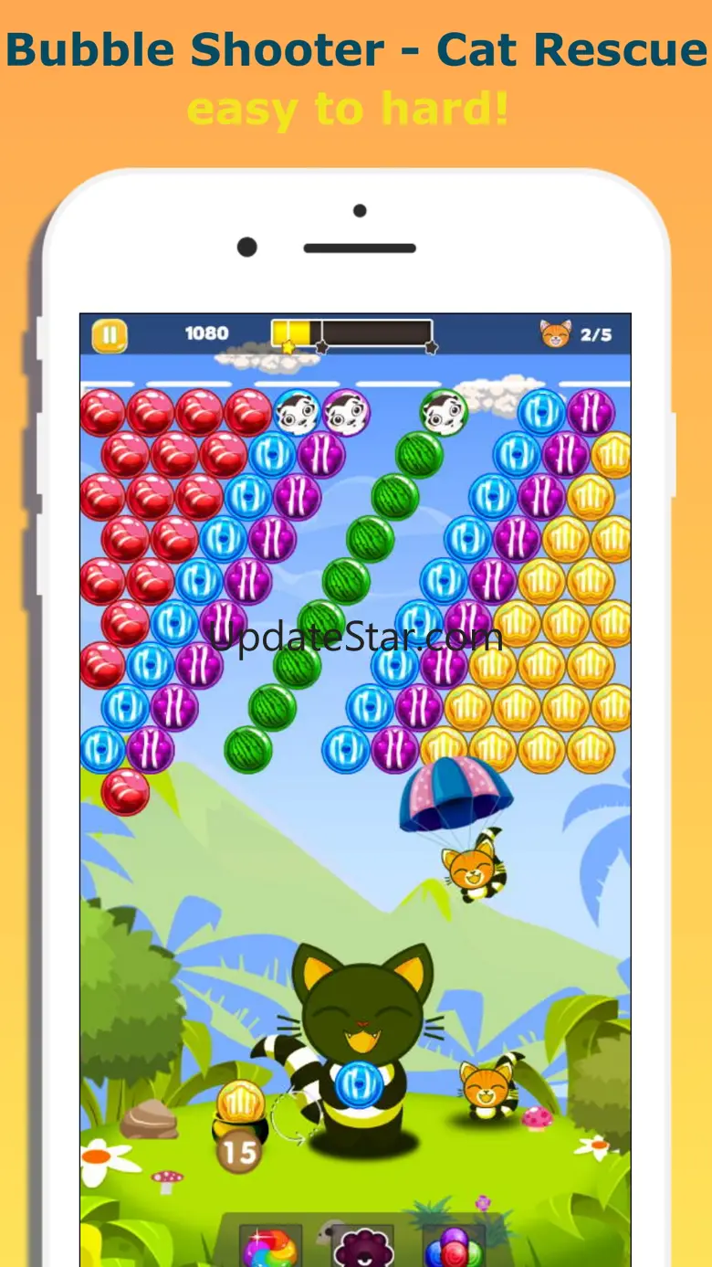 Bubble Shooter - Cat Rescue 1.5