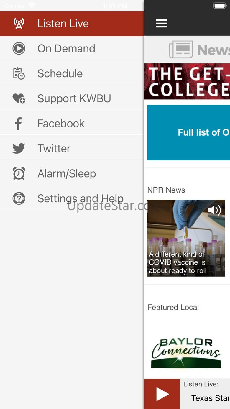 KWBU Public Radio App 4.6.14