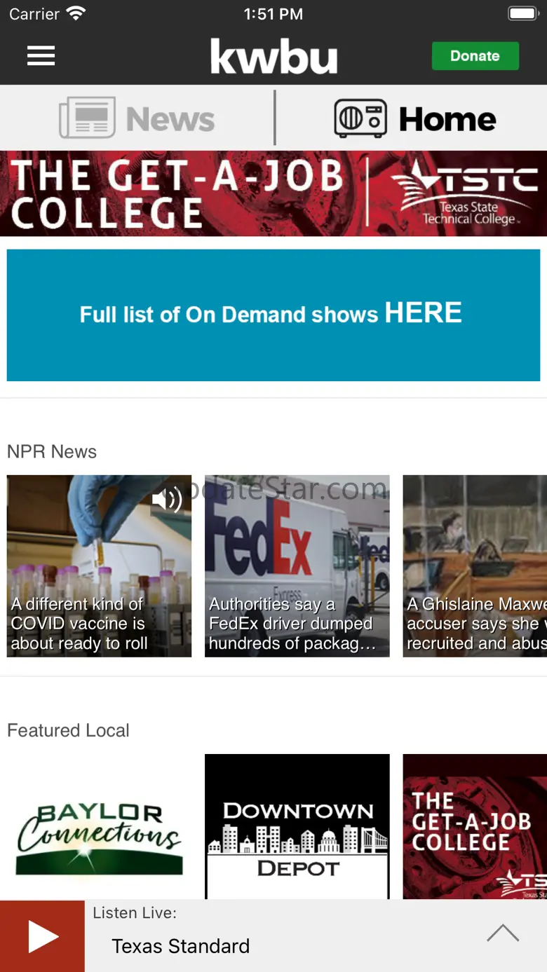 KWBU Public Radio App 4.6.14