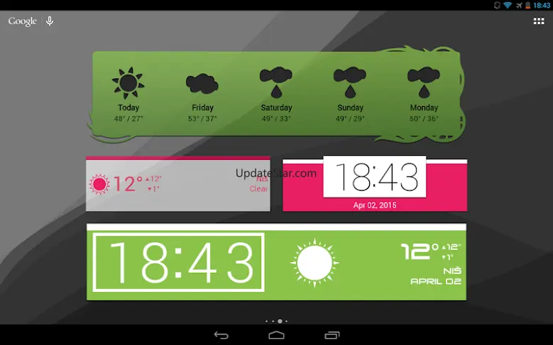 Animated Widgets Clock Weather 2.1.1