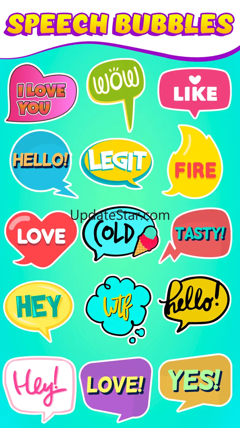 Speech Bubble Stickers ⋆ 1.0