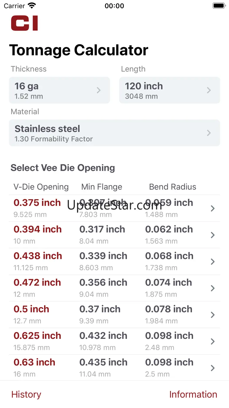 CINCINNATI Load Calc 1.4