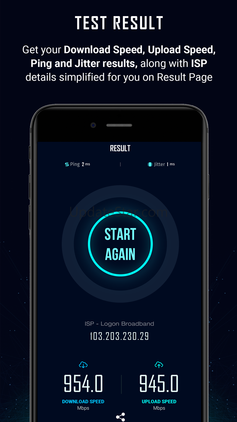 Internet Speed Test –FiberTest 2.9