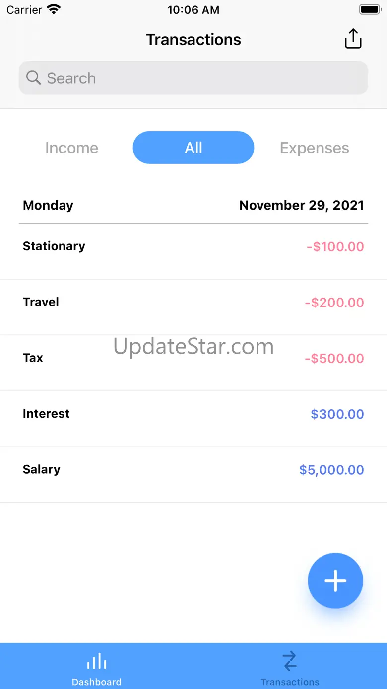Figures - Income & Expenses 8.5