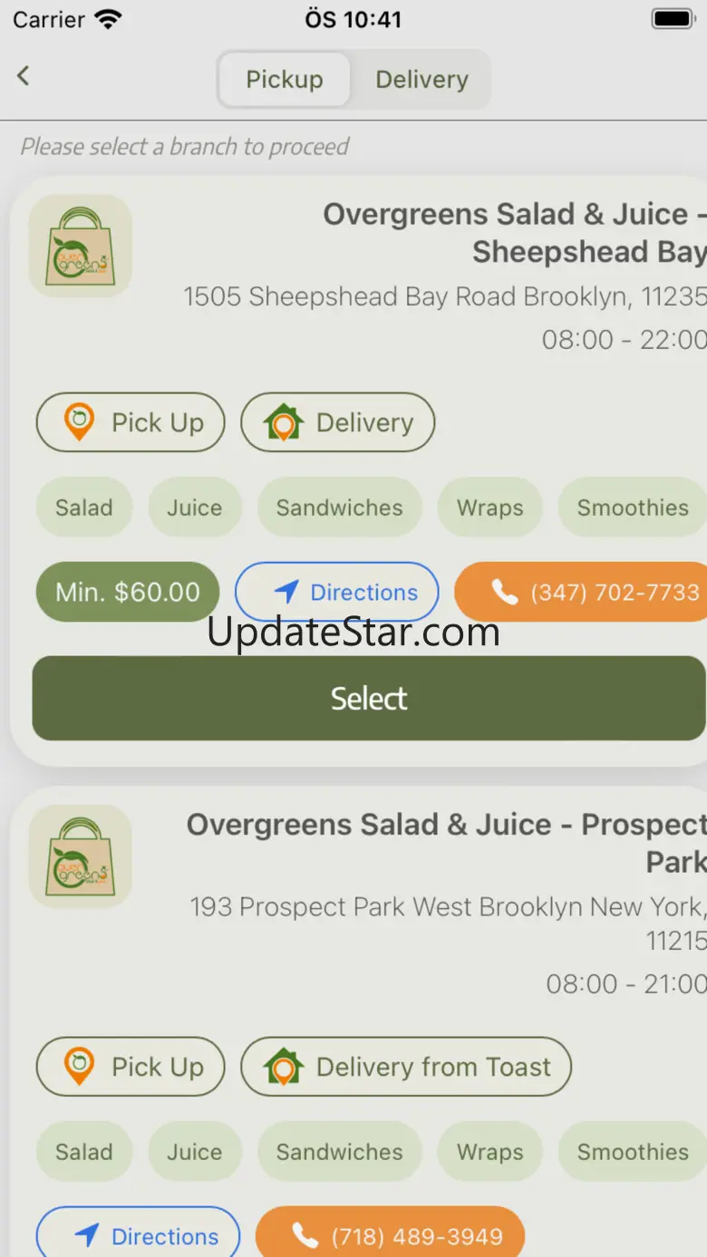 Overgreens Salad & Juice 2.2.11