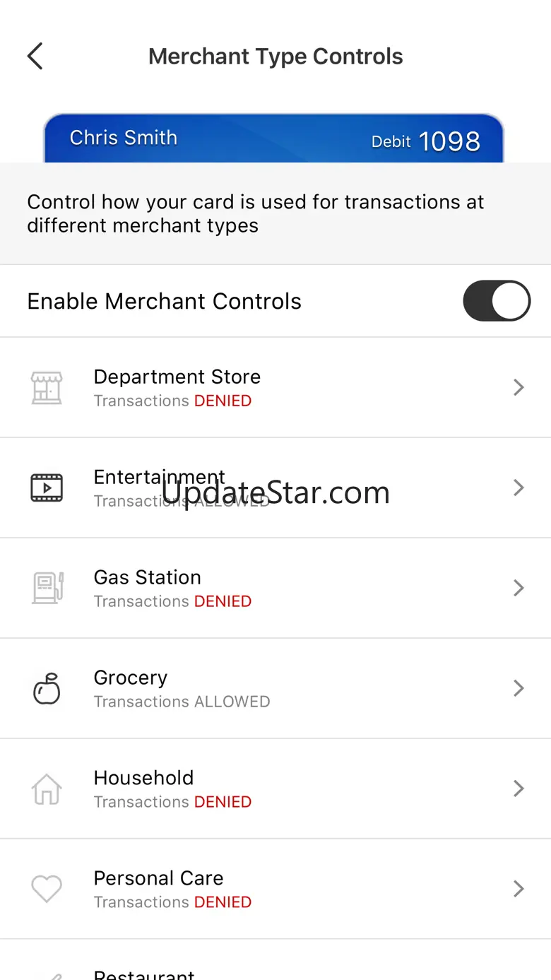 WEOKIE Card Controls 5.70.1