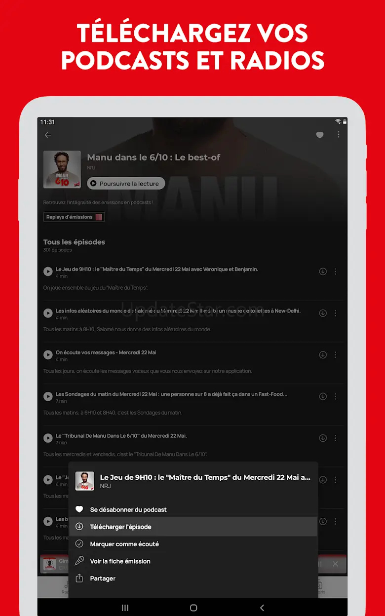 NRJ : Radios & Podcasts 10.6.6