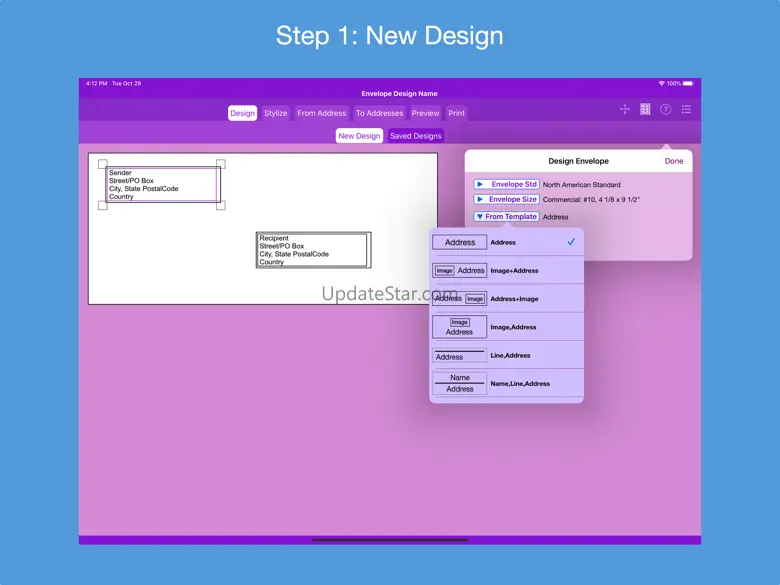Addressed Envelope Designer 3.0.0