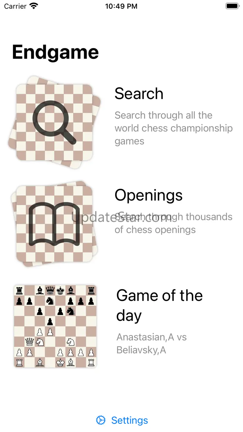 Endgame: Chess database 1.2.1