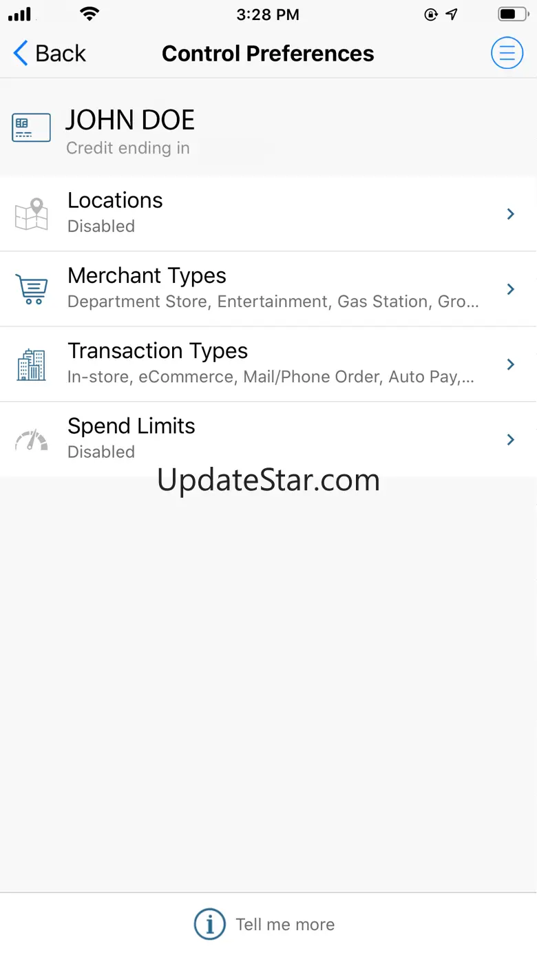 DCTFCU Card Control 3.11.4