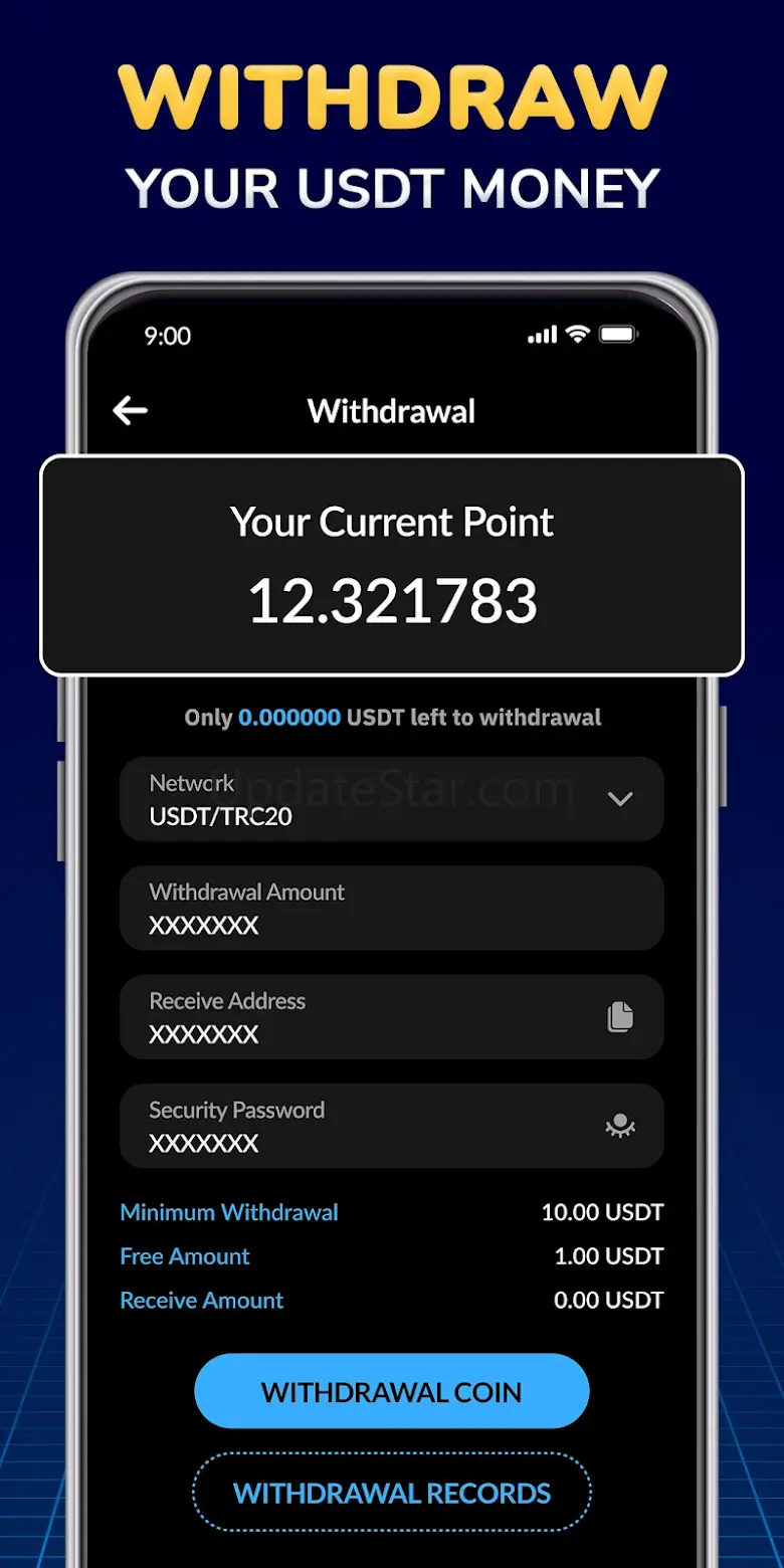 USDT Mining, Crypto USDT Miner 11.0