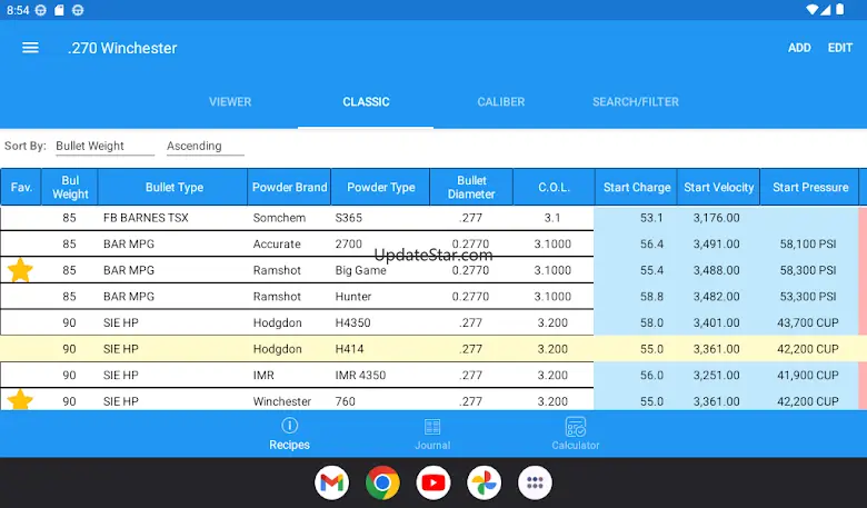 Reloading Assistant 2.00.19
