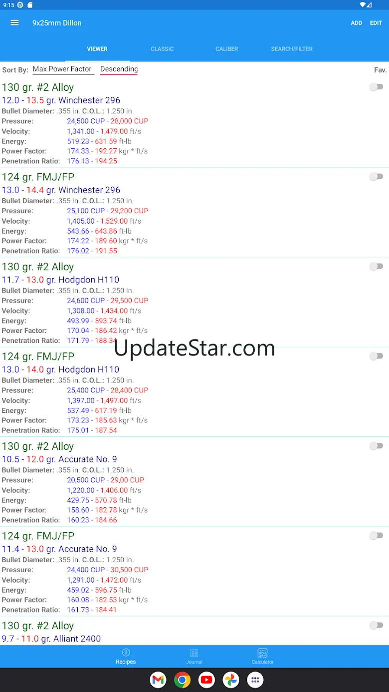 Reloading Assistant 2.00.19