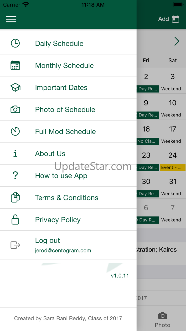 Ursuline Merici Schedule App 2.0