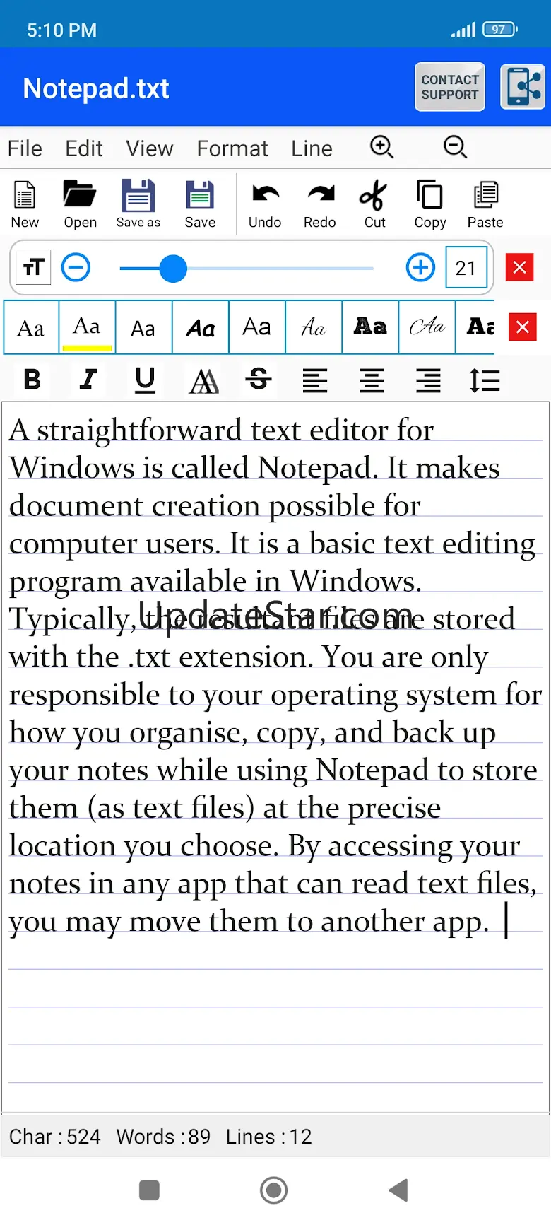 Edit Text Files TXT File Maker 1.9