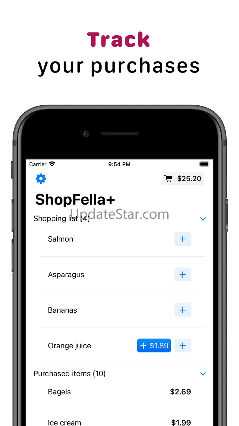 ShopFella. Smart Shopping List 6.2