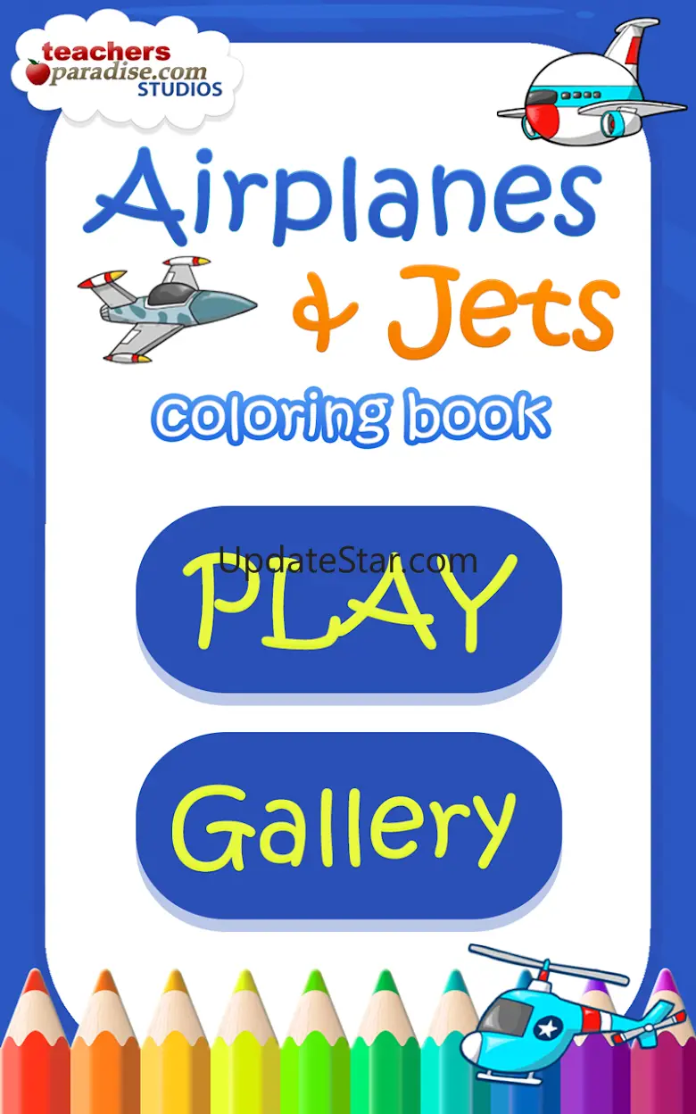 Airplanes & Jets Coloring Book 4