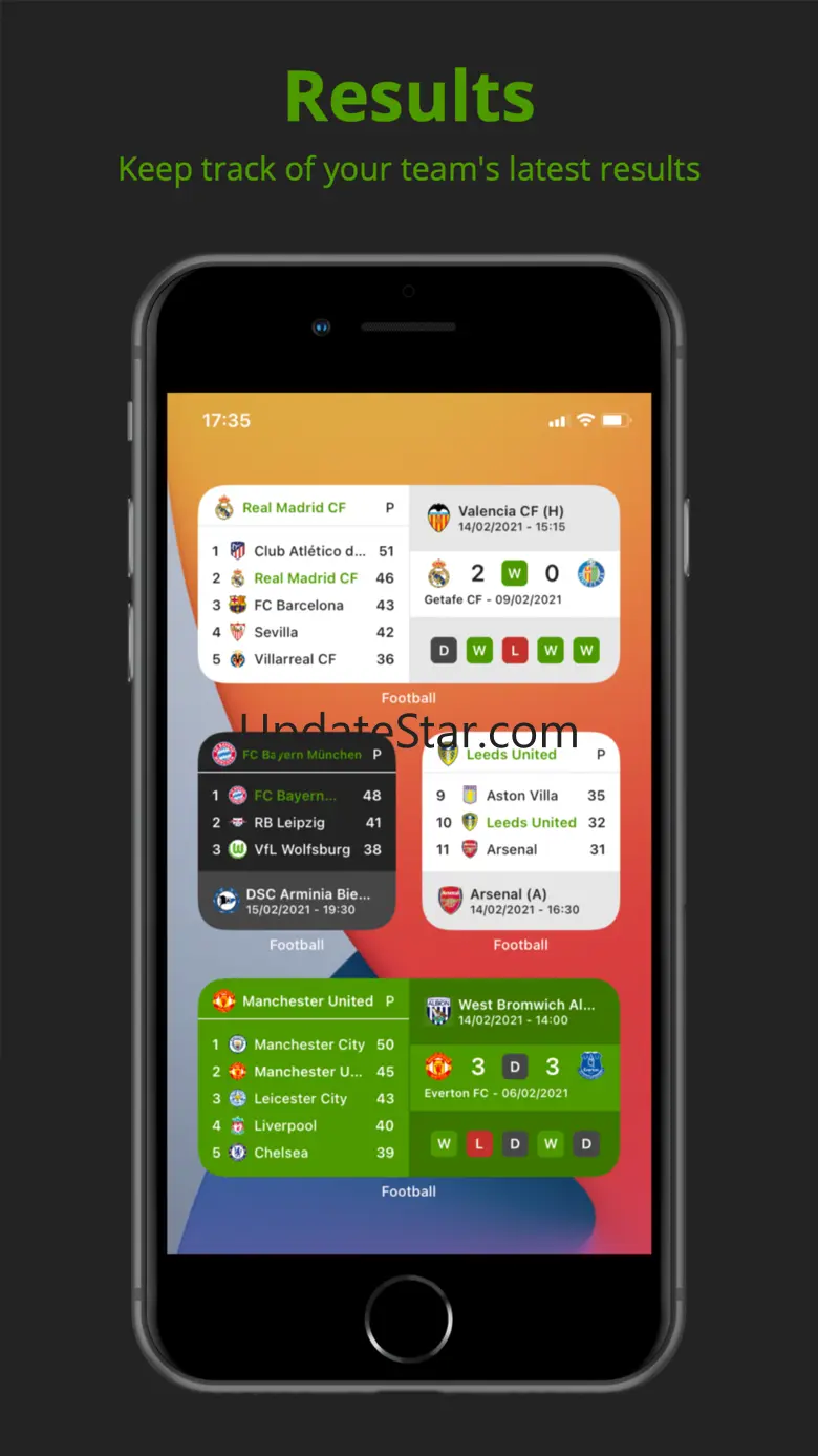 Teams - Soccer Widget 1.0.5