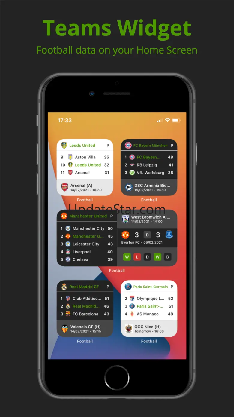 Teams - Soccer Widget 1.0.5
