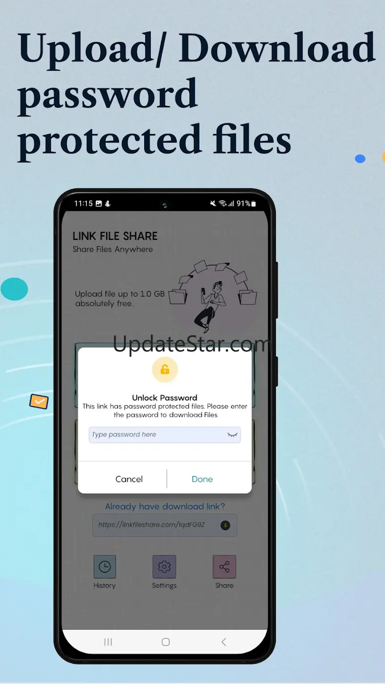 LinkFileShare: Send via link 2.4.0