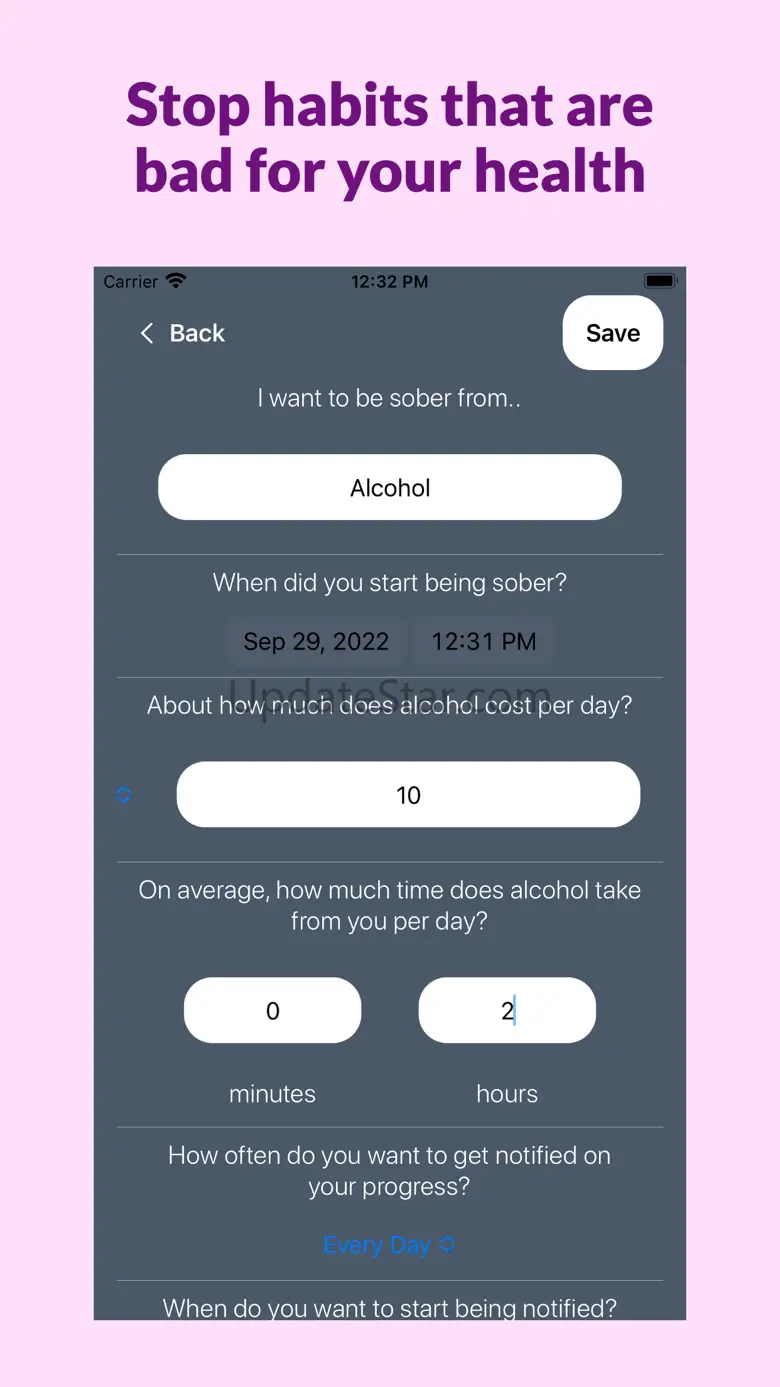 SoberUp - Quit Tracker 1.9