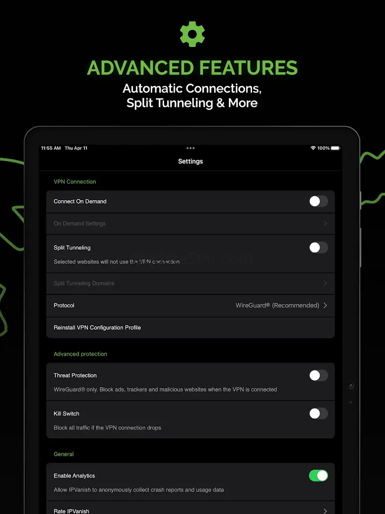 IPVanish: VPN Location Changer 4.1.3.0.201636-gm