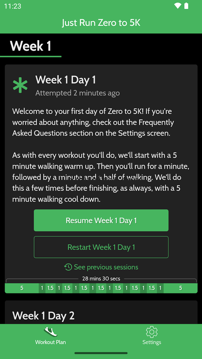 Just Run: Zero to 5K (and 10K) 3.2.0