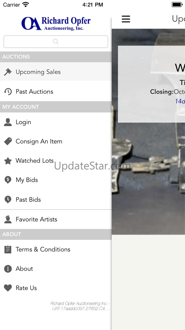 Opfer Auction Online 1.0.1