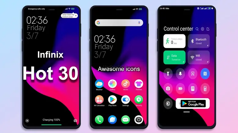 Infinix Hot 30 Launcher:Themes 2.8