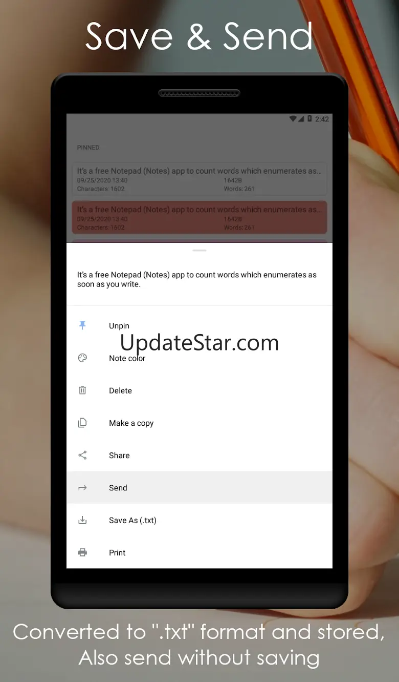 Word Counter Note CountablePad 12.0.1