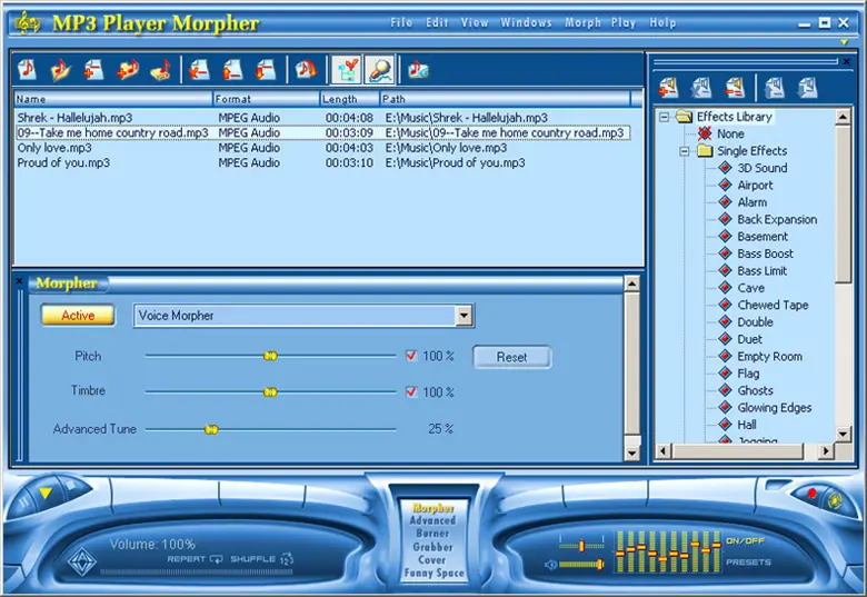 AV MP3 Player Morpher 4.0.51