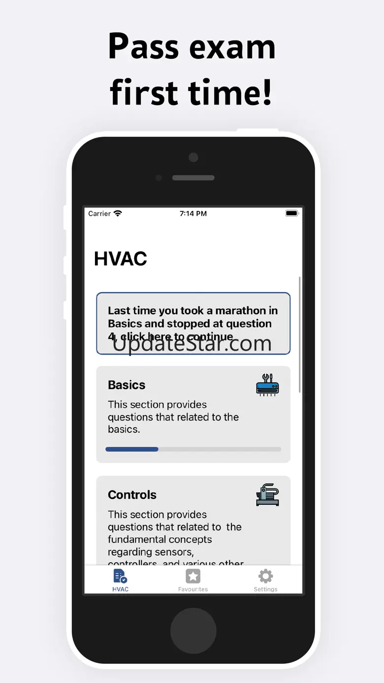HVAC practice test, prepare 1.0.1