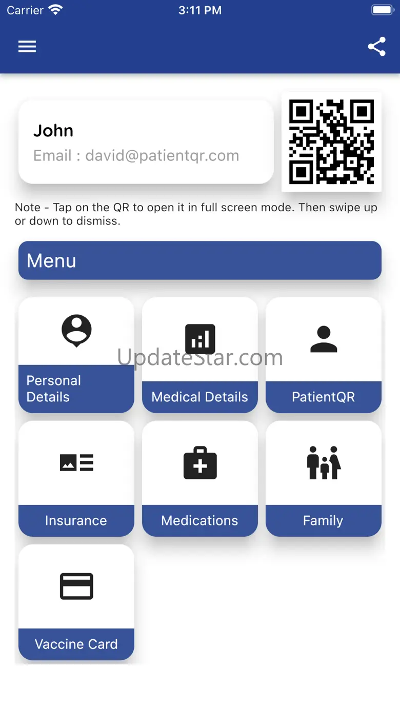 PatientQR 1.1.1