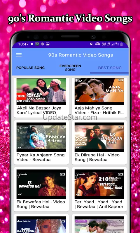 90's Hindi HD Video Songs 1.0.11