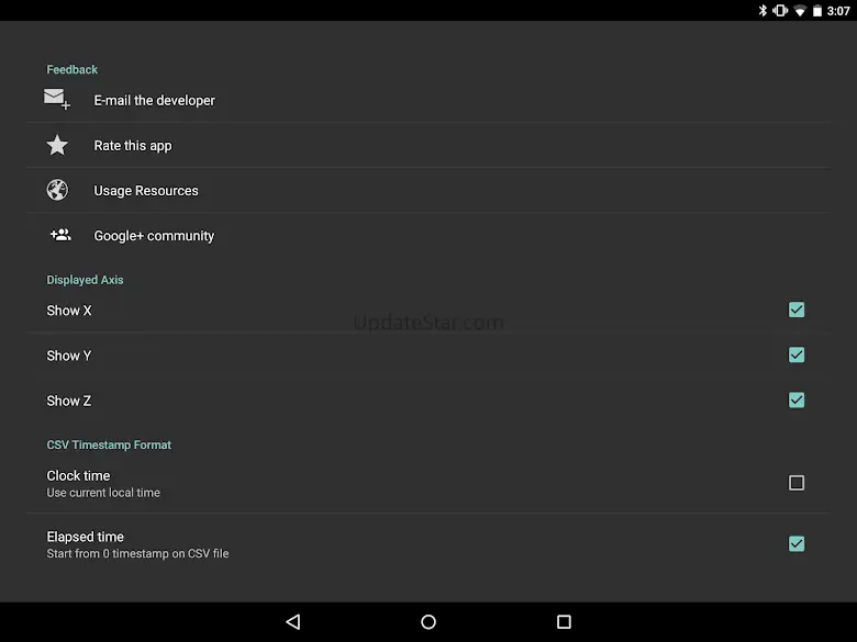 Physics Toolbox Accelerometer 2021.08.07