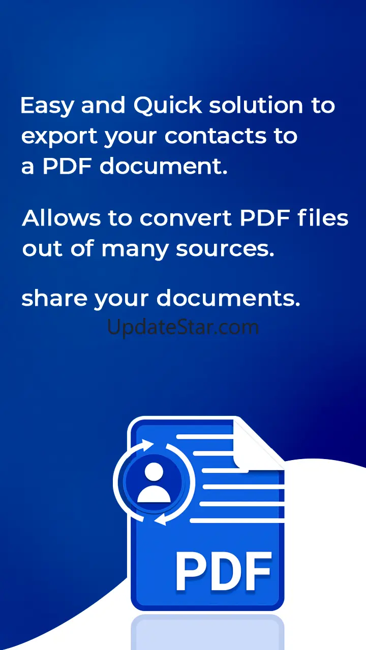 Contacts To PDF - Phone Contac 8.0