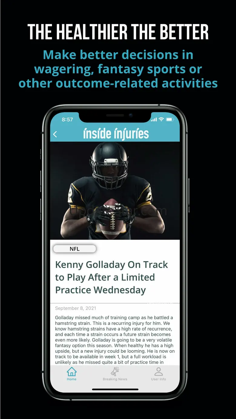 Inside Injuries Breaking News 1.0.9