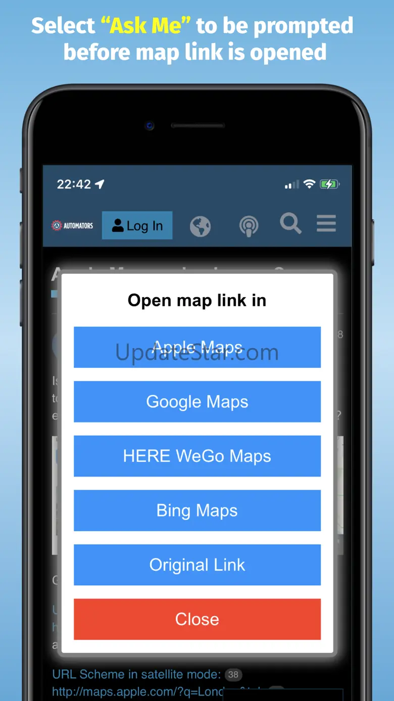 Map Redirect for Map Links 1.08