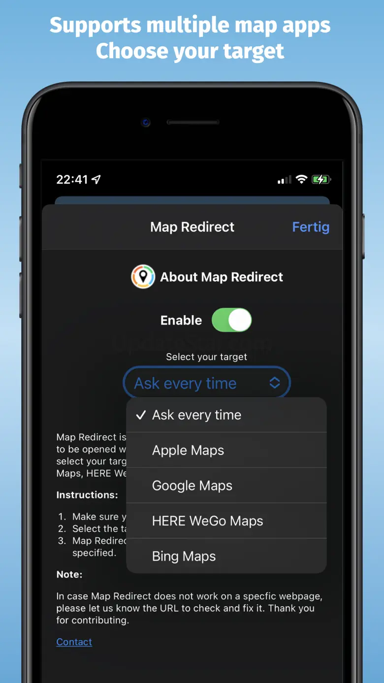 Map Redirect for Map Links 1.08