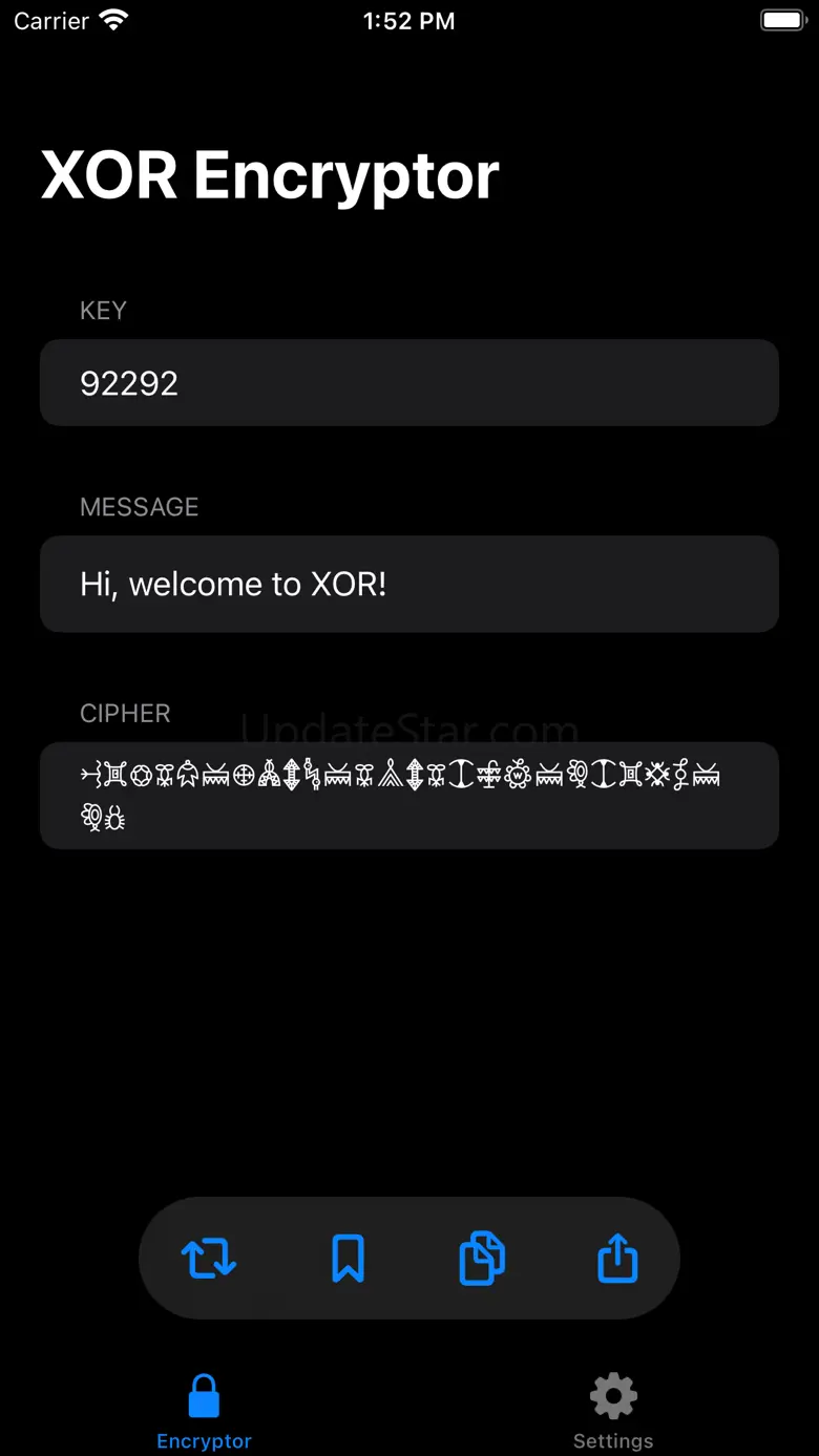 XOR - Text Encryptor 1.0.1