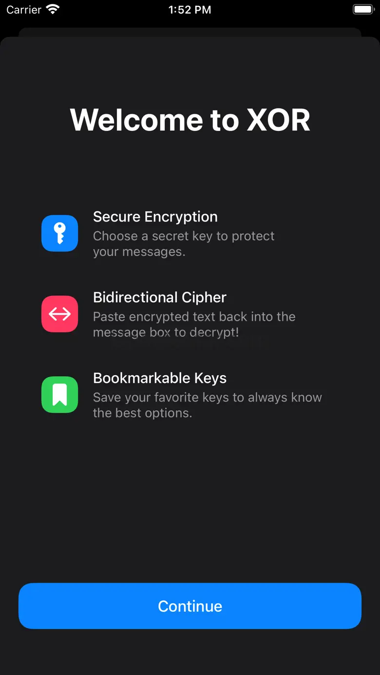 XOR - Text Encryptor 1.0.1