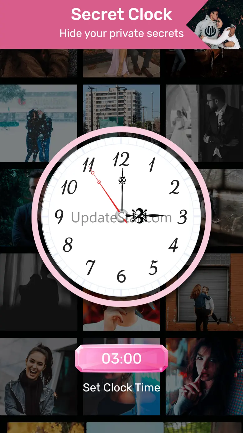 Secret Clock Vault Photos Lock 1.0.9