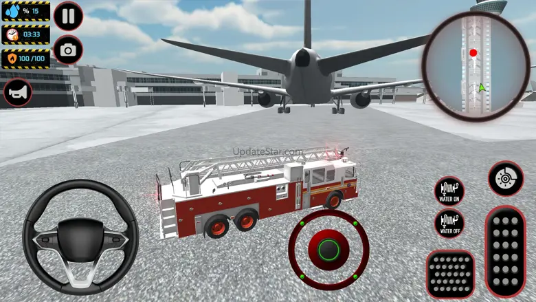 Airport Fire Truck Simulation 1.9