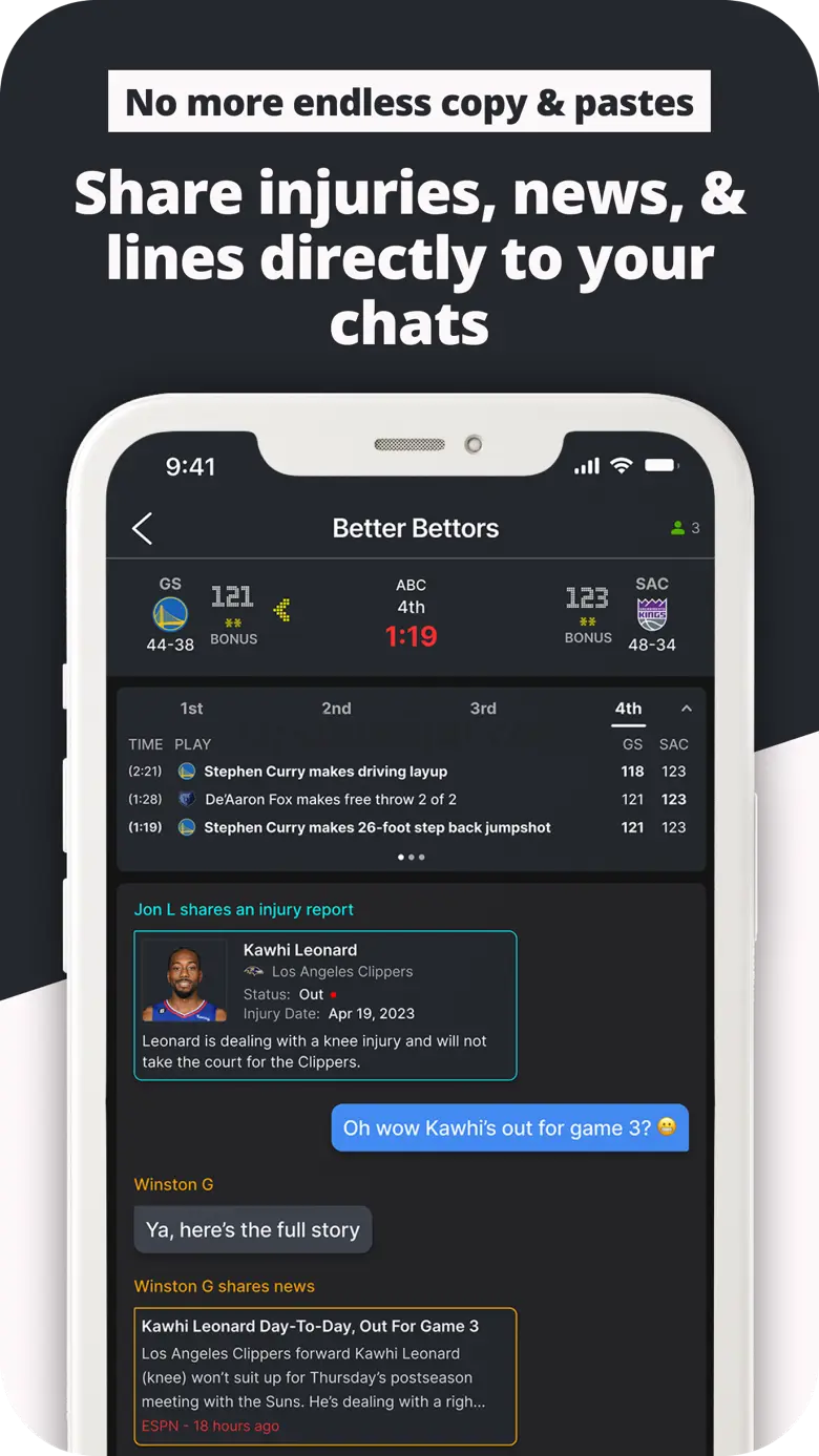 Goof Sports: Live Betting Odds 1.1.17