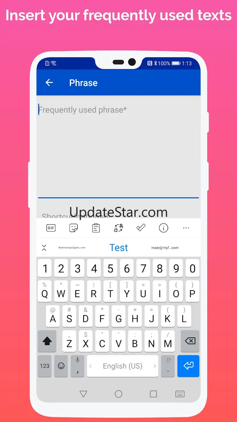 LazyBoard - Phrase Keyboard. 2.7